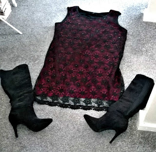 Dress from Yours and boots from New Look