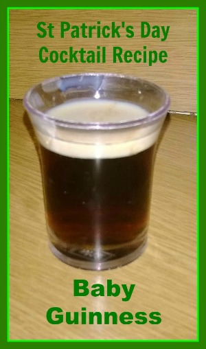 St Patrick's Day Cocktail Recipe: Baby Guinness