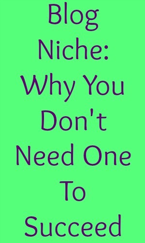 Blog Niche: Why You Don't Need One To Succeed