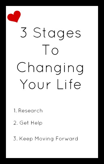 3 Stages To Changing Your Life