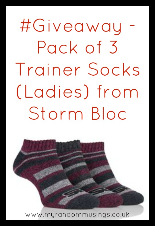 #Giveaway - Pack of 3 Trainer Socks (Ladies) from Storm Bloc