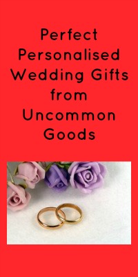 Perfect Personalised Wedding Gifts from Uncommon Goods