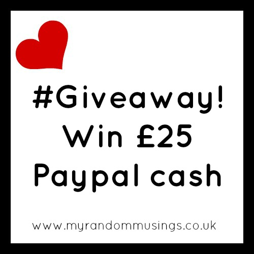#Giveaway Win £25 Paypal Cash!