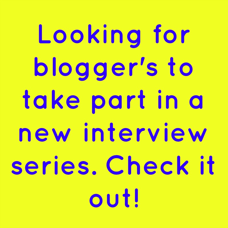 *New Series* Blogger's Corner