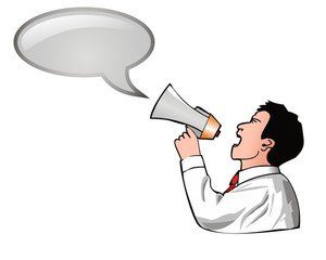 Man with a megaphone How to Market Your Self-Published Book: Tried and Tested Strategies to Increase Sales Part One