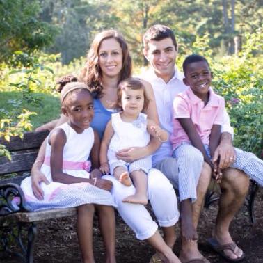 Caitlin from Real Mom Recs and her lovely family