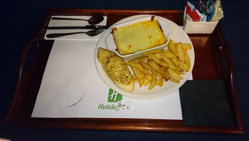 Meal at the Holiday Inn