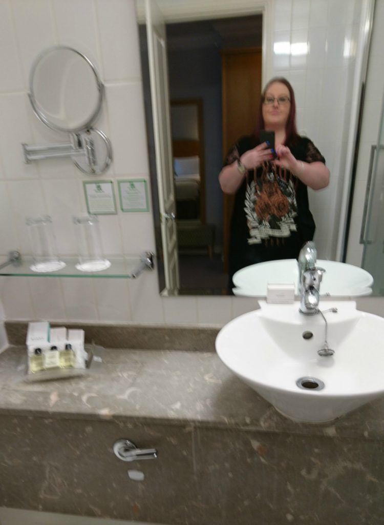 Mirror Selfie at the Holiday Inn