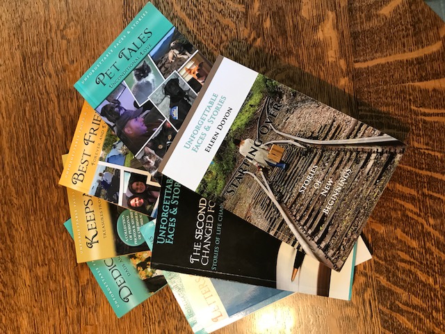 Assortment of Eileen Doyon's books