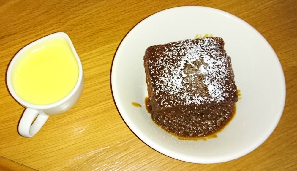 Dessert at the Holiday Inn