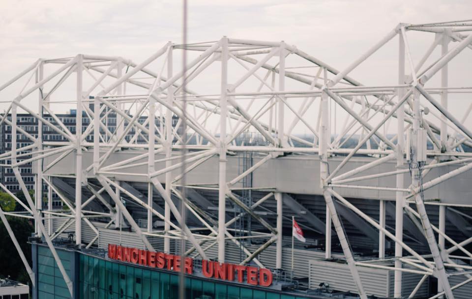 #BlogOnXmas Old Trafford from venue's window