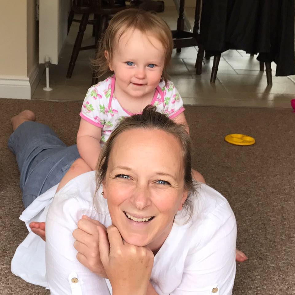 Carrie from the My Circle UK blog with her daughter Isla