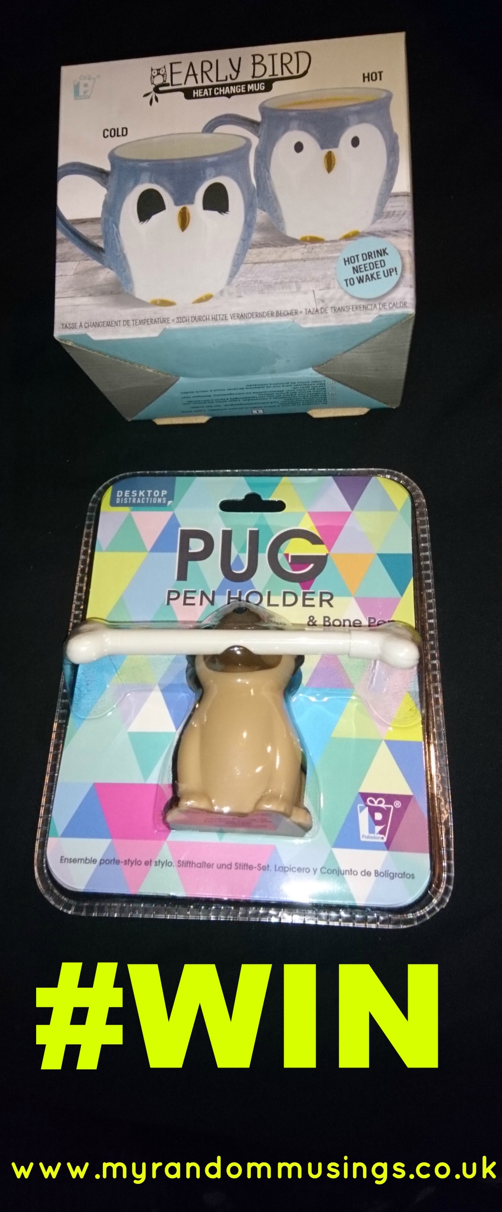 #giveaway - win a heat change mug and pug pen holder