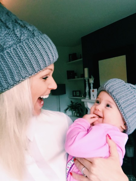 Emma from Ettie and Me with baby Ettie