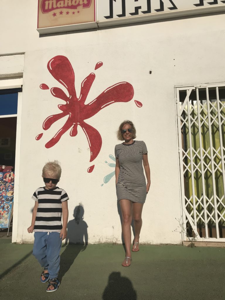 Lesley from Places with Ed with her son, Ed