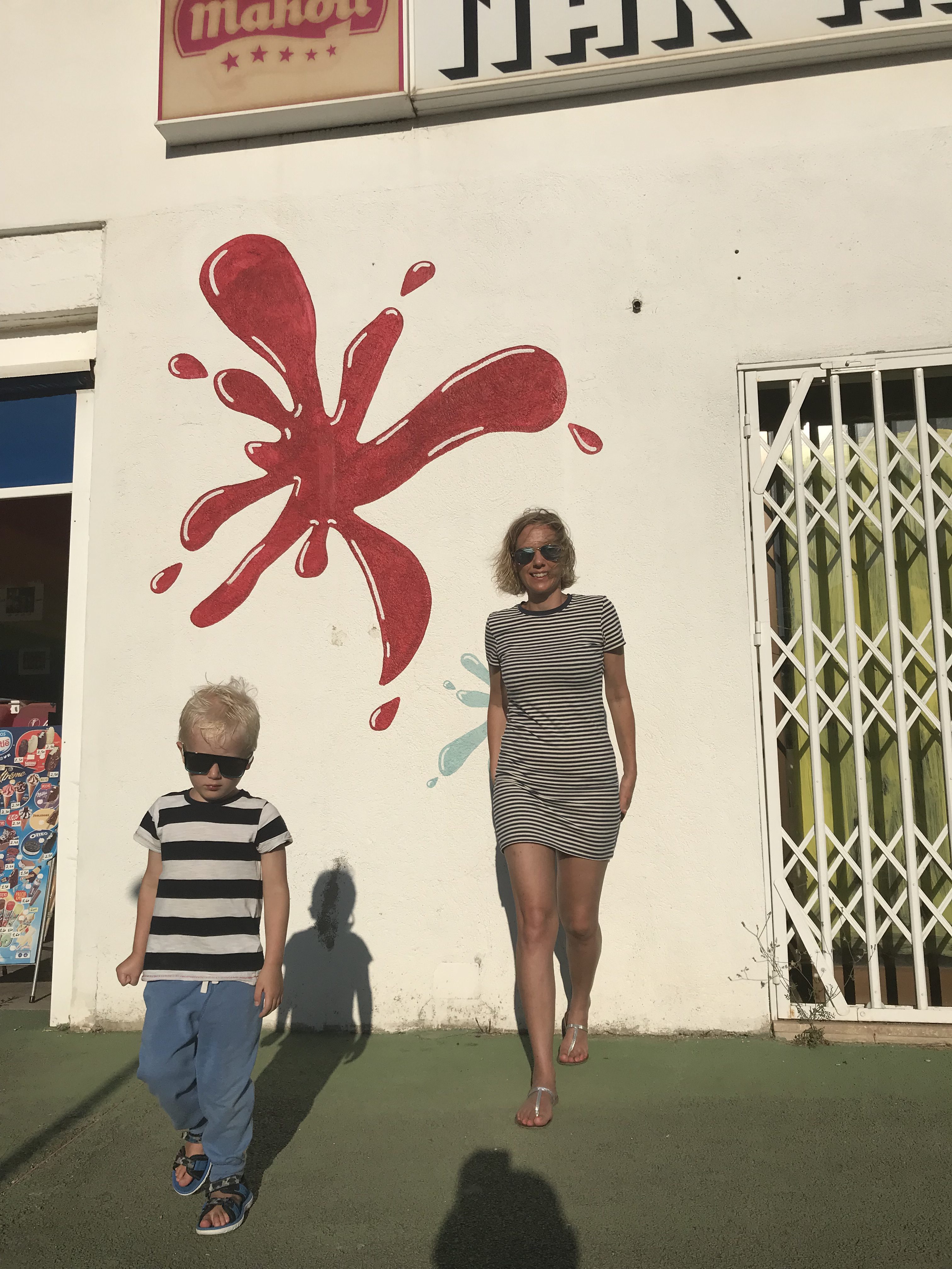 Lesley from Places with Ed with her son, Ed