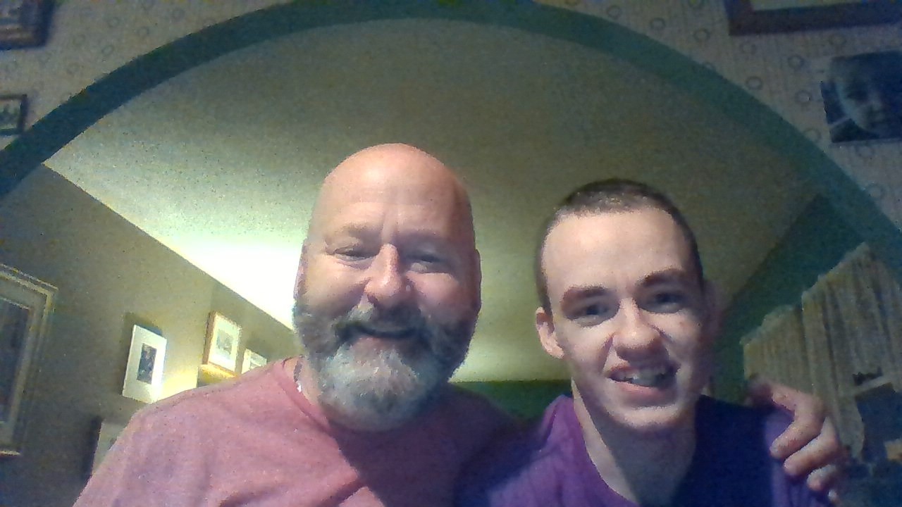 Paul Nelson and his son, Michael