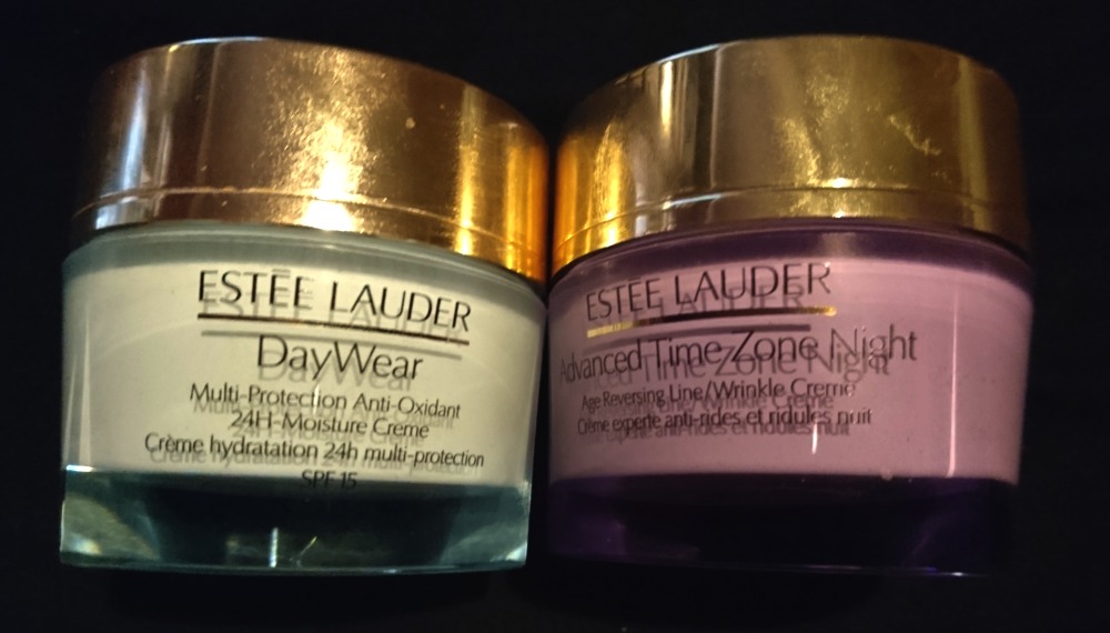 Estee Lauder daywear and nightwear creams