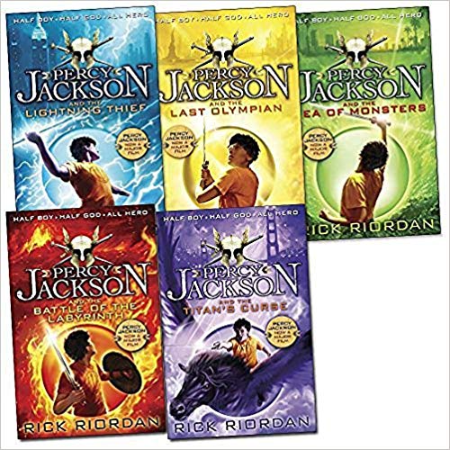 10 Book Series' to Buy a Teenager for Christmas Percy Jackson series