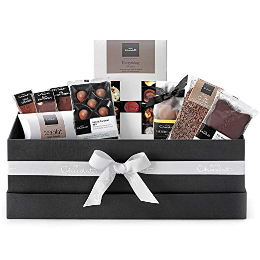 Christmas Gift Guide for Bloggers and Writers chocolate hamper