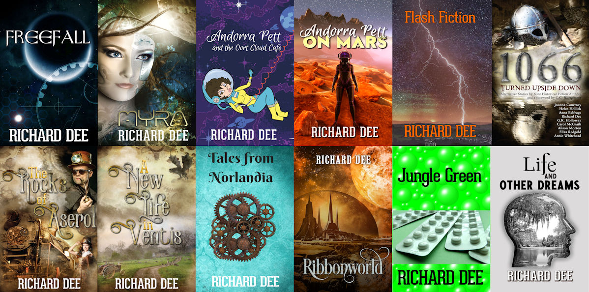 Richard Dee book covers