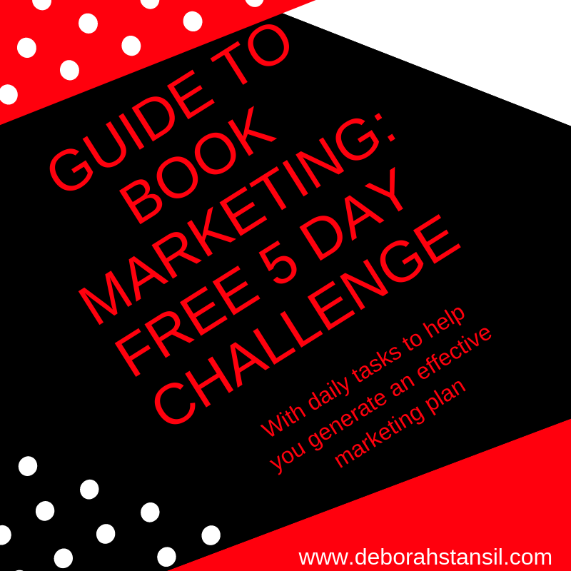 The No Nonsense Guide to Book Marketing FREE Challenge graphic