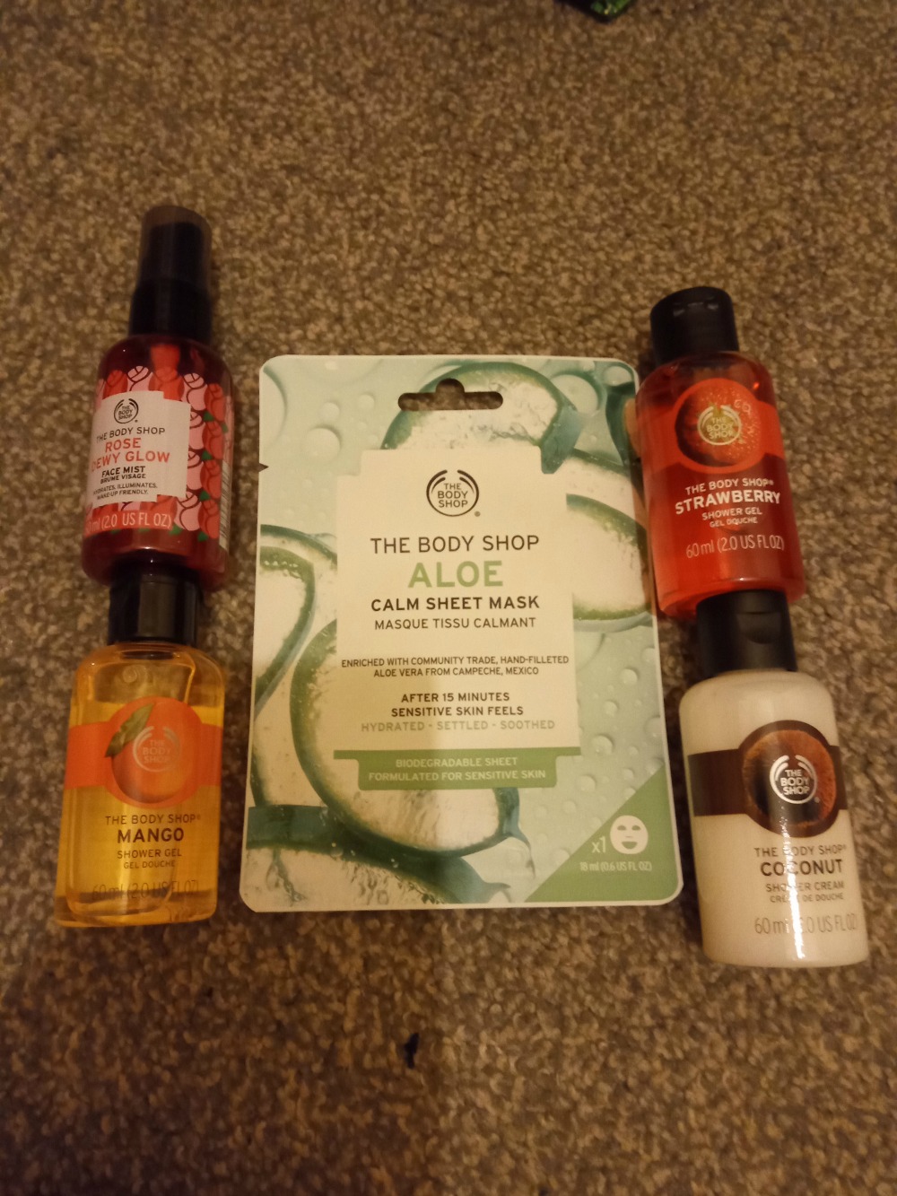 Giveaway prize (Items listed above pic)