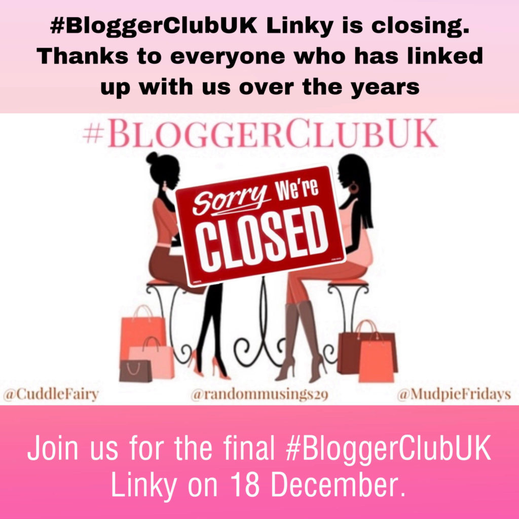 Blogger Club UK is closing, last one December 18th