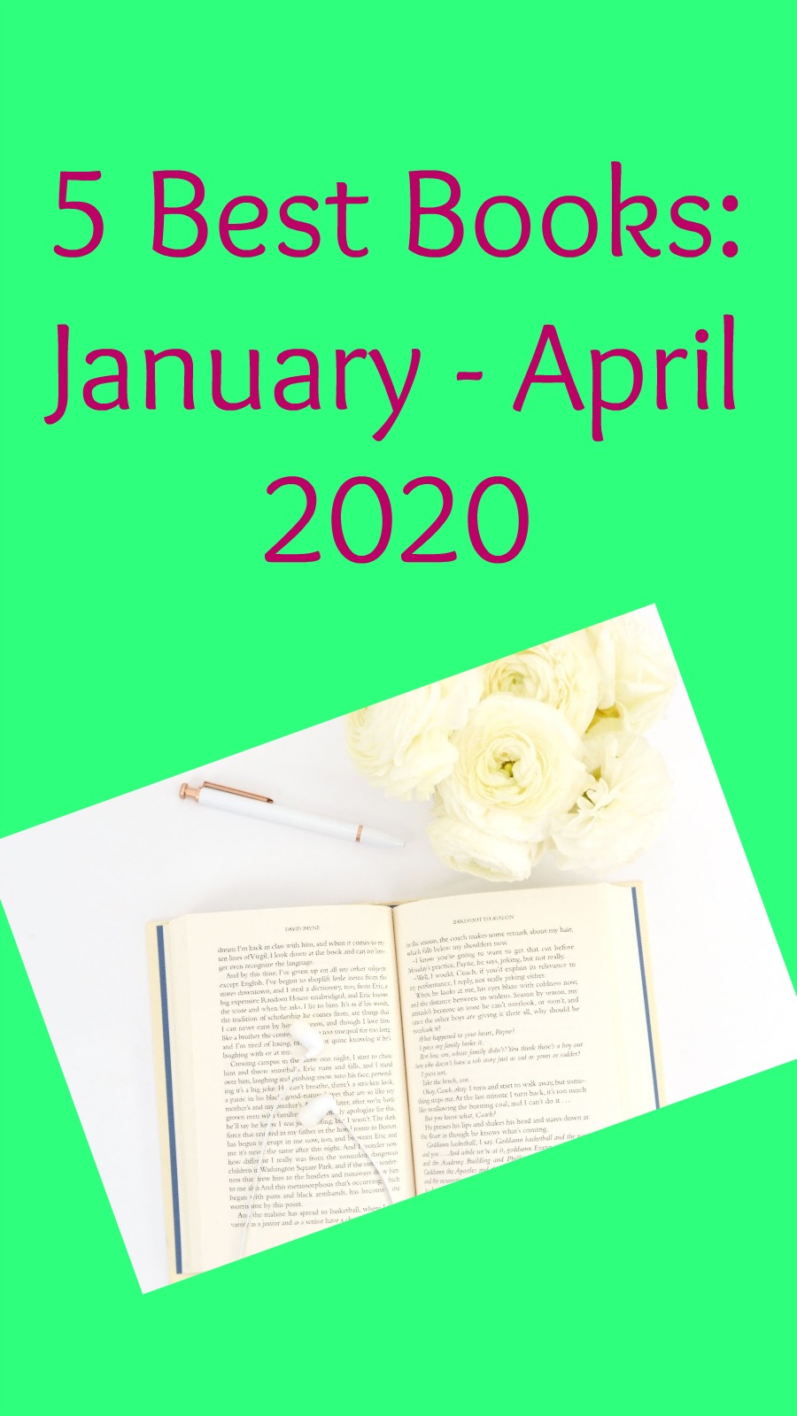 5 Best Books: January - April 2020
